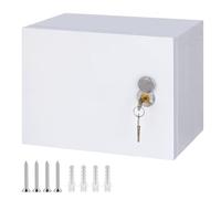 CHENGPI Caja Electrica de Superficie con Protector de Fuga 2P 32A y 2 * Tomas de Corrient 250V/16A, Caja de Distribución con Microcontador 220V 5(60) A para Cableado - 8 Módulos