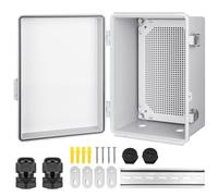 CHENGPI Caja Electrica Exterior, IP65 Caja Cuadro Electrico, Caja de Derivación de Montaje en Superficie, Caja Registro Electrico, 250×350×150MM