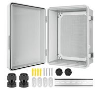 CHENGPI Caja Eléctrica Exterior IP65, Cuadro de Derivación de Montaje en Superficie, 200×300×170MM