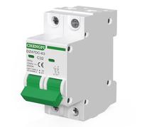 CHENGPI Disyuntor 2P DC 1000V 32A,Interruptor Fotovoltaico de Disyuntor En Miniatura DC Para Energía Solar, Instalado en Una Guía de 35 mm
