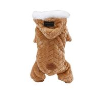 chengshao Mono cálido de Invierno for Perros, Ropa a Prueba Viento for pequeños, Chaqueta for Chihuahua, Disfraces Yorkie, Abrigo Shih Tzu, Trajes for caniche(Khaki,M)