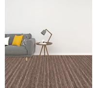 CHENGTT Moqueta de Fieltro Punzonado 100 x 410 cm Barata Aislante y Protectora Home Alfombra Interior Robusta y Resistente a La Intemperie para Apartamento, Oficina, Marrón