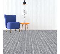 CHENGTT Moqueta de Fieltro Punzonado 200 x 570 cm Barata Aislante y Protectora Alfombra de Césped en Muchos Colores y Tamaños Moqueta Suelo Casa Garaje O Jardín, Gris Claro