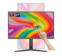 Chengying Monitor de pantalla táctil | 27 pulgadas 4k | Monitor de bisel ultra estrecho | Pantalla táctil en la celda | Serie TM001Ultra