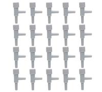 ChengyuWei 20PCS Tubo de línea de Aire para Acuario Tanque de Peces Bomba de Aire de oxígeno Válvula de Control de Flujo de Volumen, Manguera de plástico para Tanque de Peces de Acuario