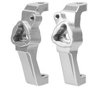 ChengyuWei 2PCS Aluminum Alloy Front C Seating for Gen8 1/10 RC Cars, Lightweight and Durably Hub Caster Mount, Upgrade from Plastic, Enhance Overall Performance (Silver)