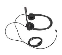 ChengyuWei Auriculares empresariales binaurales de 3,5 mm, Auriculares de Oficina de Doble Cara con micrófono con cancelación de Ruido, Sonido estéreo HD para conferencias telefónicas,