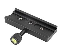 ChengyuWei Black QR 120 Clamp A For Plate, Clamp A with 1/4" 3/8" Thread, All Metal RSS TR Mounting Plate, Fast Lo Base with