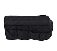 ChengyuWei Diseño de Bolsillo con Soporte Remoto para sofá, organizadores de apoyabrazos de sofá con múltiples Compartimentos, Bolsa de Almacenamiento para Controles remotos, teléfonos, (Negra)