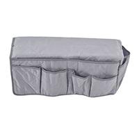 ChengyuWei Diseño de Bolsillo con Soporte Remoto para sofá, organizadores de apoyabrazos de sofá con múltiples Compartimentos, Bolsa de Almacenamiento para Controles remotos, teléfonos, (Gris)