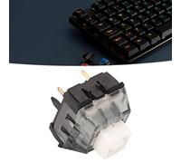 ChengyuWei Mechanical Keyboard Switches with 30 - Piece and for Silent Keyboards (White Switch Black Base)