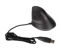 ChengyuWei Ratón Vertical con 7 Botones programables, ratón Vertical ergonómico con Cable, iluminación RGB con 11 Modos, dpi Ajustable hasta 7200 para Jugadores y Uso en la Oficina (Negra)