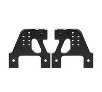 ChengyuWei RC Front Rear Suspension Bracket, Replacement Fit for RGT Crawler EX86100 1/10 Car, Excellent Quality Aluminum Alloy, Lightweight and Durably (Black R86017BL)