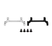 ChengyuWei Soporte de timón para Puente RC, de aleación de Aluminio, Resistente al Desgaste y Ligero; Repuesto para Piezas de Coche RC Unimog con Tornillos, más Resistente Que el plástico, (Plata)