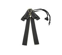 CHENGZI Broche de corbata de lazo para mujer, ajustable, vintage, preatado, para boda, fiesta, accesorios, talla única, tela