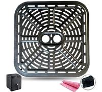 Chengziyue Freidora de aire cuadrada de 6.8 cuartos de galón para freidoras de aire COSORI Pro III Dual Blaze, freidora de aire mejorada, bandeja crujiente, parrilla de rejilla para freidora de aire