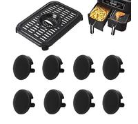 Chengziyue, Topes de goma para freidora de aire Ninja, patas de goma mejoradas, pestañas de goma de silicona, puntas laterales para freidora de aire Ninja DZ201, DZ401, AD350CO, DZ090 y DZ100 Foodi, 8