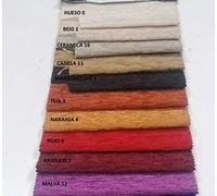 CHENILLA LISA DOBLE CARA. 1 METRO DE LARGO * 2'8 METROS DE ANCHO (NARANJA 4)