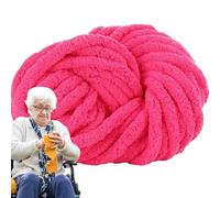 Chenille para ganchillo,27M lana para manta | Accesorios de punto gancho para sombrero cojín ropa bebé bufanda