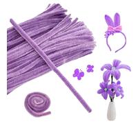 Chenille Stems - Flexible Rods, 1 Count Velvet Strings for Bouquet Shaping, Colorful Fibers with Malleable Center, Hobby Materials, Adaptable Accents for Classroom Lessons, School Events and Favours