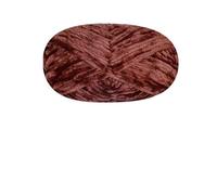 Chenille Yarn 100g/ball Chenille Velvet Yarn Knitting Thick Warm Crochet Knitting Fluffy Yarns For DIY Blanket Bag Hat Scarve Clothe Gloves(Coffee)
