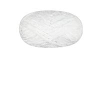 Chenille Yarn 100g/ball Chenille Velvet Yarn Knitting Thick Warm Crochet Knitting Fluffy Yarns For DIY Blanket Bag Hat Scarve Clothe Gloves(White)