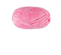Chenille Yarn 100g/ball Chenille Velvet Yarn Knitting Thick Warm Crochet Knitting Fluffy Yarns For DIY Blanket Bag Hat Scarve Clothe Gloves(Pink)