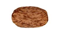 Chenille Yarn 100g/ball Chenille Velvet Yarn Knitting Thick Warm Crochet Knitting Fluffy Yarns For DIY Blanket Bag Hat Scarve Clothe Gloves(Khaki)