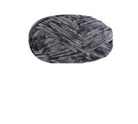 Chenille Yarn 100g/ball Chenille Velvet Yarn Knitting Thick Warm Crochet Knitting Fluffy Yarns For DIY Blanket Bag Hat Scarve Clothe Gloves(Grey)