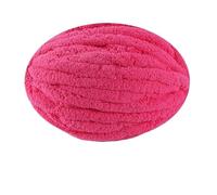 Chenille Yarn 1Pc 250g Chunky Yarns For Knitting And Crochet Blanket Cushion Multicolor Chenille Thick Line Soft Warm Crochet Yarn Scarf Line(Rose-powder)