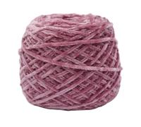 Chenille Yarn 240g Chunky Chenille Yarn Ball For Hand Knitting Dolls Scarf Sweater Slippers Diy Golden Velour Crochet Thread Glossy Soft Warm(Lotus root purple 29)