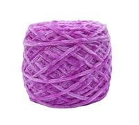 Chenille Yarn 240g Chunky Chenille Yarn Ball For Hand Knitting Dolls Scarf Sweater Slippers Diy Golden Velour Crochet Thread Glossy Soft Warm(Light purple 05)