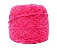 Chenille Yarn 240g Chunky Chenille Yarn Ball For Hand Knitting Dolls Scarf Sweater Slippers Diy Golden Velour Crochet Thread Glossy Soft Warm(Rose Red 08)