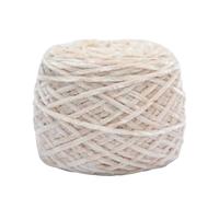 Chenille Yarn 240g Chunky Chenille Yarn Ball For Hand Knitting Dolls Scarf Sweater Slippers Diy Golden Velour Crochet Thread Glossy Soft Warm(Khaki White 33)