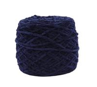 Chenille Yarn 240g Chunky Chenille Yarn Ball For Hand Knitting Dolls Scarf Sweater Slippers Diy Golden Velour Crochet Thread Glossy Soft Warm(Old Blue 16)
