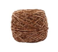 Chenille Yarn 240g Chunky Chenille Yarn Ball For Hand Knitting Dolls Scarf Sweater Slippers Diy Golden Velour Crochet Thread Glossy Soft Warm(Coffee 22)