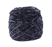 Chenille Yarn 240g Chunky Chenille Yarn Ball For Hand Knitting Dolls Scarf Sweater Slippers Diy Golden Velour Crochet Thread Glossy Soft Warm(Dark Grey 23)