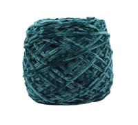 Chenille Yarn 240g/pcs Chunky Chenille Yarn For Hand Knitting Shoes Hats Pillowcases Scarf Plain Crochet Glossy Puffy Warm Comfortable Winter(27 Emerald Green)