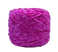 Chenille Yarn 240g/pcs Chunky Chenille Yarn For Hand Knitting Shoes Hats Pillowcases Scarf Plain Crochet Glossy Puffy Warm Comfortable Winter(40 pink purple)