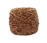 Chenille Yarn 240g/pcs Chunky Chenille Yarn For Hand Knitting Shoes Hats Pillowcases Scarf Plain Crochet Glossy Puffy Warm Comfortable Winter(22 coffee)