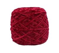 Chenille Yarn 240g/pcs Chunky Chenille Yarn For Hand Knitting Shoes Hats Pillowcases Scarf Plain Crochet Glossy Puffy Warm Comfortable Winter(21 burgundy is dark)