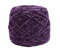 Chenille Yarn 240g/pcs Chunky Chenille Yarn For Hand Knitting Shoes Hats Pillowcases Scarf Plain Crochet Glossy Puffy Warm Comfortable Winter(31 dark purple)