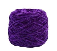 Chenille Yarn 240g/pcs Chunky Chenille Yarn For Hand Knitting Shoes Hats Pillowcases Scarf Plain Crochet Glossy Puffy Warm Comfortable Winter(35 violets)