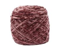 Chenille Yarn 240g/pcs Chunky Chenille Yarn For Hand Knitting Shoes Hats Pillowcases Scarf Plain Crochet Glossy Puffy Warm Comfortable Winter(18 Brown Coffee)