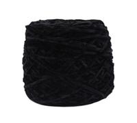 Chenille Yarn 240g/pcs Chunky Chenille Yarn For Hand Knitting Shoes Hats Pillowcases Scarf Plain Crochet Glossy Puffy Warm Comfortable Winter(20 black)