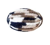 Chenille Yarn 250g Extra Thick Ice Yarn Blanket Hand-Knitted DIY Thread Large Thickness Chenille Cushion Pet Nest(26 Coffee Clevernesses)