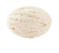 Chenille Yarn 250g Extra Thick Ice Yarn Blanket Hand-Knitted DIY Thread Large Thickness Chenille Cushion Pet Nest(05 Beige)
