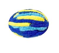 Chenille Yarn 250g Extra Thick Ice Yarn Blanket Hand-Knitted DIY Thread Large Thickness Chenille Cushion Pet Nest(32 Clear Yellow Blue)