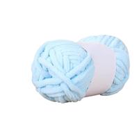 Chenille Yarn 50g/roll Fantasy Color Coarse Ice Bar Arctic Velvet Yarn Handwoven DIY Scarf Hat Clothes Thread Thick Wool Crochet Stripe Thread(Color 5)