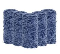 Chenille Yarn 5Pcs Fluffy Velvet Chenille Blanket Yarn 95g/3.35oz For Soft Throw And Blankets, Crocheting & Knitting DIY Crafts And Projects(N37-5Pcs-1Set)